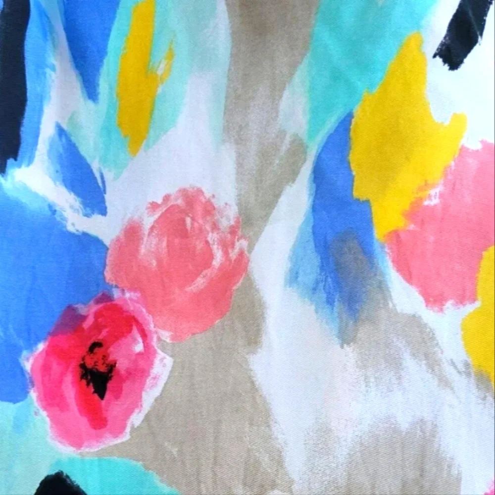 Kate Spade Painted Floral Shower Curtain
